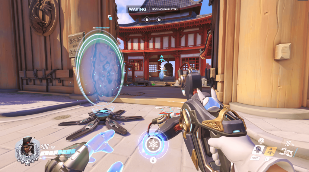 Symmetra attack rush teleporter hanamura