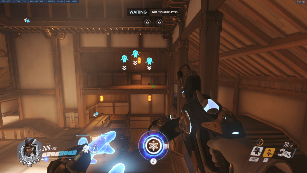 Symmetra point B sentry turret hanamura