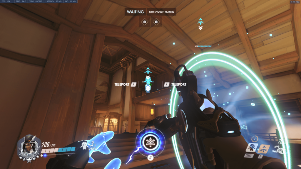 Symmetra how to send sentry turrets with teleporter