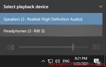 How to Switch Between Headphones and Speakers in Windows 10