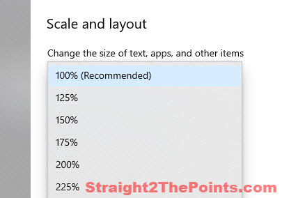 change desktop icons size Windows 10
